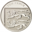 10 Pence 2008-2011, KM# 1110, United Kingdom (Great Britain), Elizabeth II