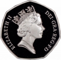 50 Pence 1992, KM# 963a, United Kingdom (Great Britain), Elizabeth II, United Kingdom's Presidency of the Council of Ministers