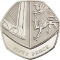 50 Pence 2008-2015, KM# 1112, United Kingdom (Great Britain), Elizabeth II