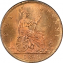 1 Penny 1874-1894, KM# 755, United Kingdom (Great Britain), Victoria