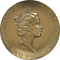 2 Pounds 1996, KM# 973, United Kingdom (Great Britain), Elizabeth II, 1996 Football (Soccer) Euro Cup in England