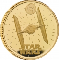 25 Pounds 2024, United Kingdom (Great Britain), Charles III, 40th Anniversary of the Star Wars, TIE Fighter