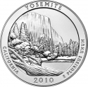25 Cents 2010, KM# 471, United States of America (USA), America the Beautiful Quarters Program, California, Yosemite National Park