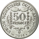 50 Francs 2012-2023, KM# 18, West African States
