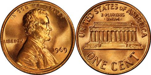 1 Cent 1988, Cent, Lincoln Memorial (1959-2008) - United States of America  - Coin - 9118