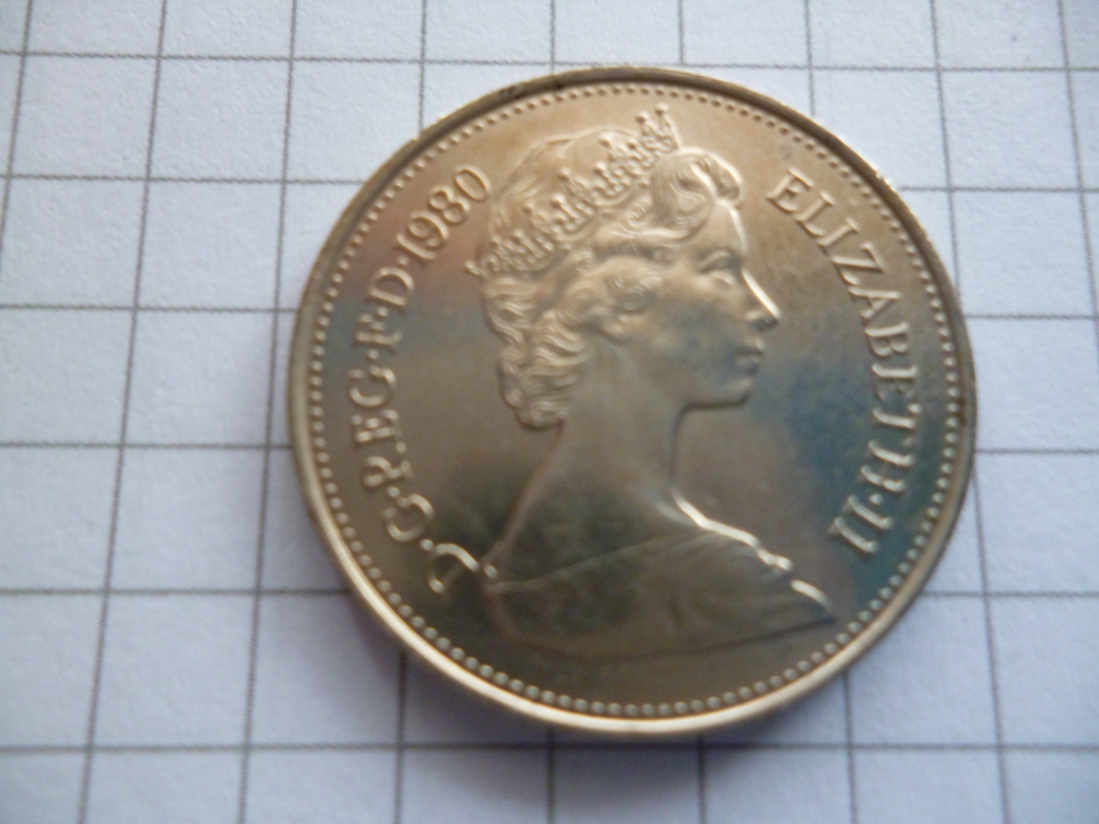 5 New Penny United Kingdom (Great Britain) 1980, Elizabeth II, KM# 911