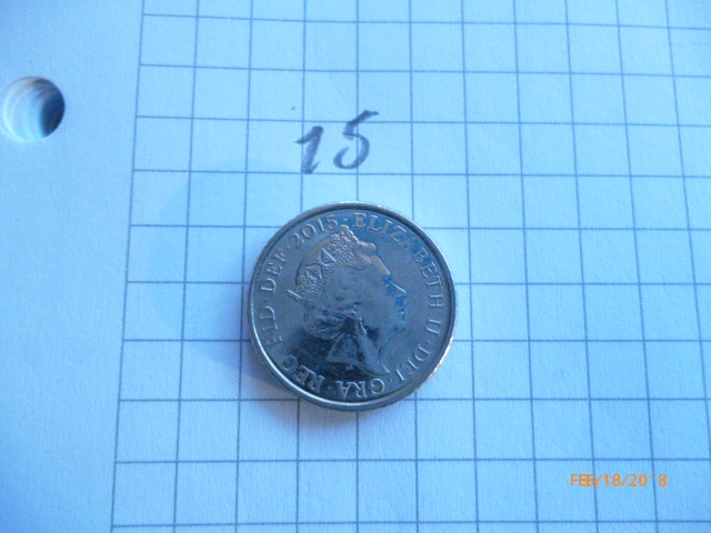 5 Pence United Kingdom (Great Britain) 2015, Elizabeth II, KM# 1109d