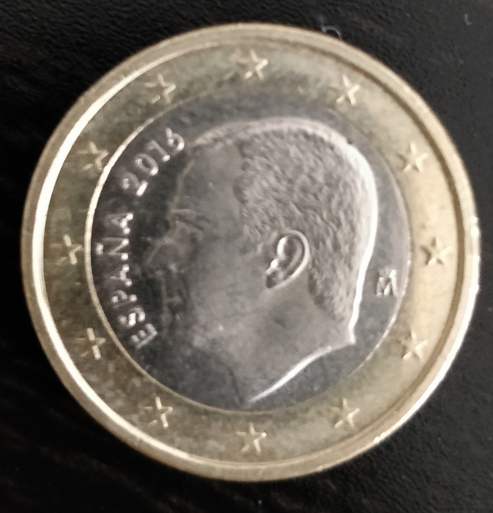 1 Euro Spain 2016, Felipe VI, KM# 1327