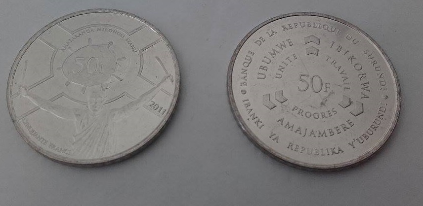 50 Francs Burundi 2011, KM# 22