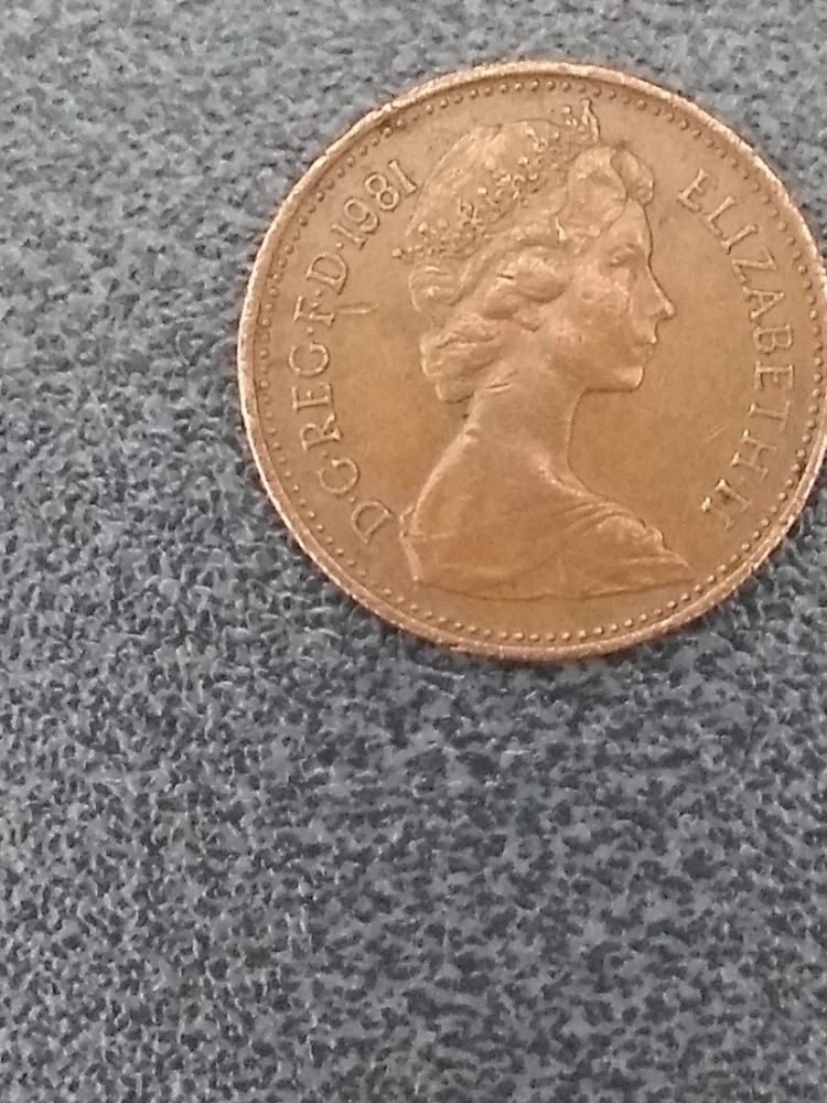 1 New Penny United Kingdom (Great Britain) 1976, Elizabeth II, KM# 915