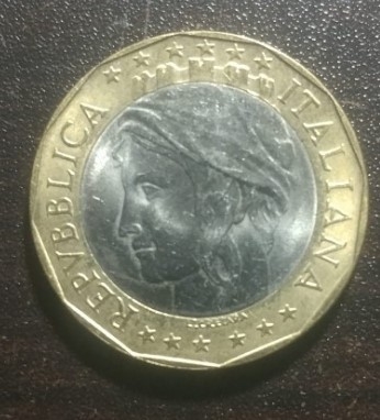 1000 Lire Italy 1997, KM# 194