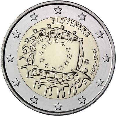 2 € Slovakia 2015