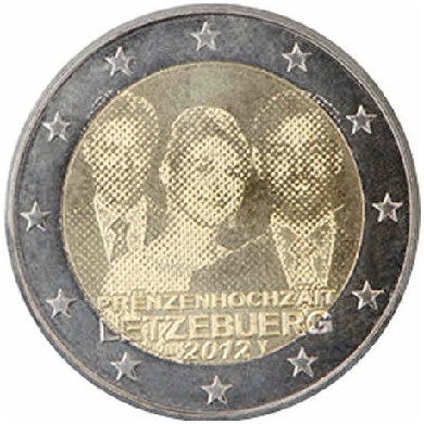 2 € Luxembourg 2012