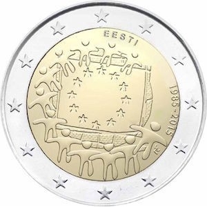 2 € Estonia 2015
