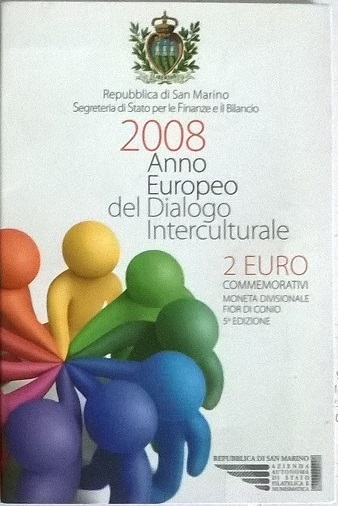 2 Euro San Marino 2008, KM# 487