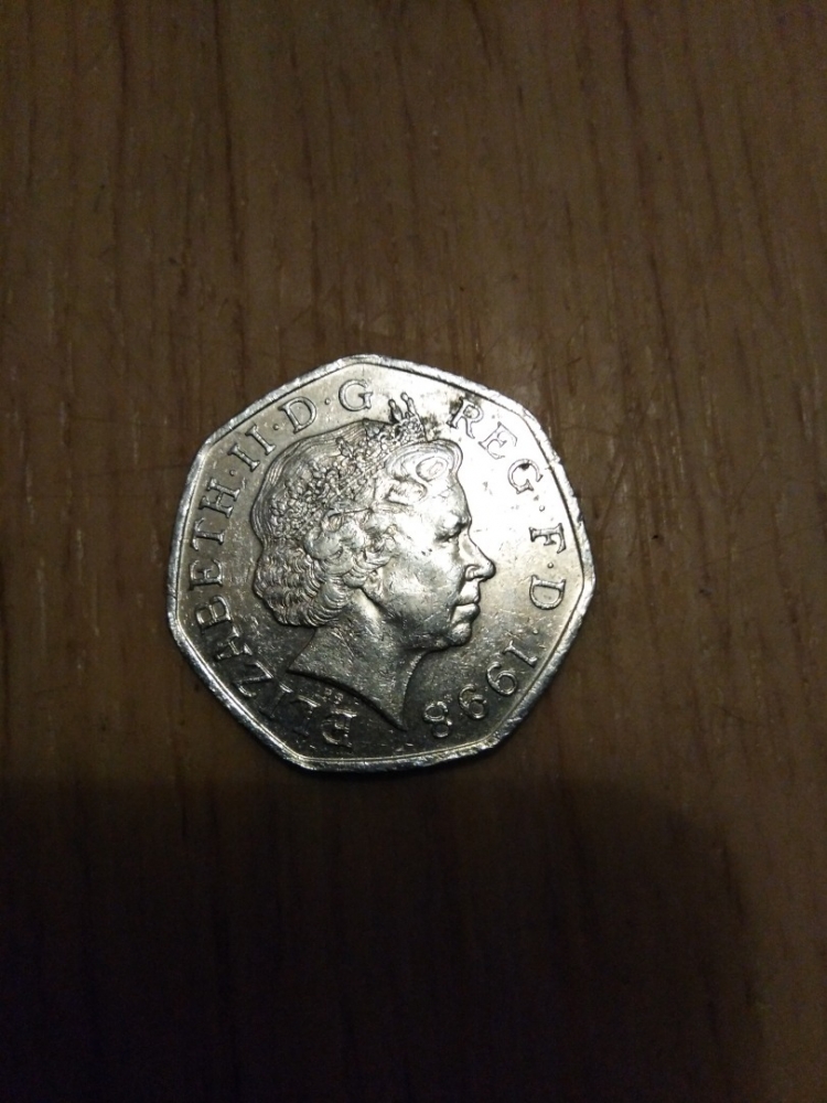 50 Pence United Kingdom (Great Britain) 2009, Elizabeth II, KM# 992