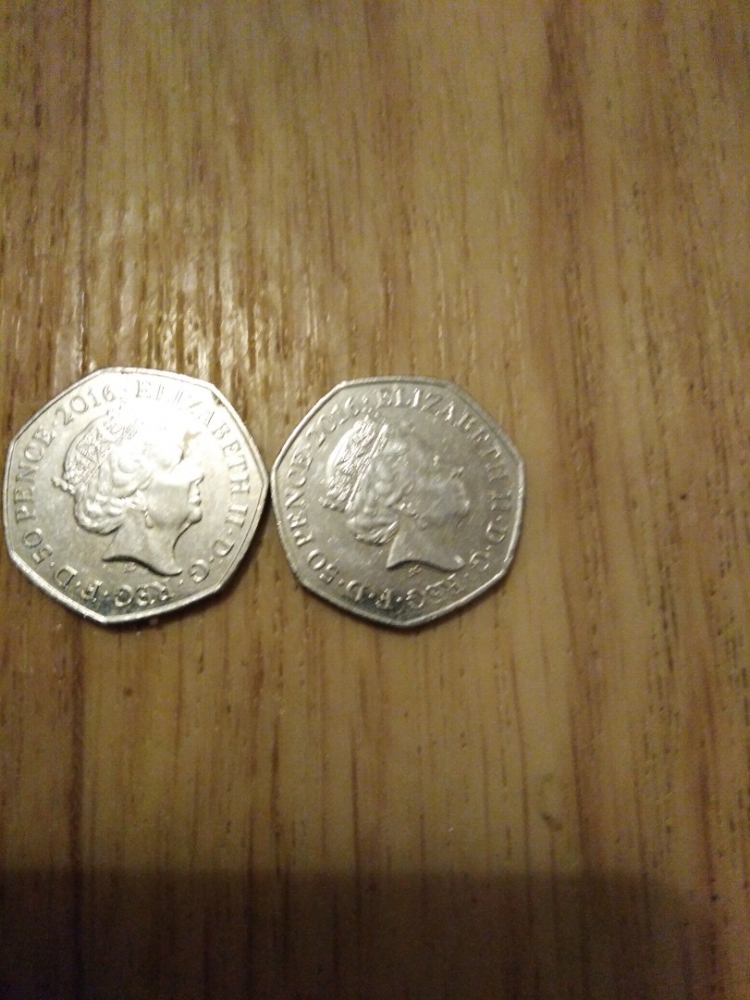 50 Pence United Kingdom (Great Britain) 2016, Elizabeth II, Sp# H34