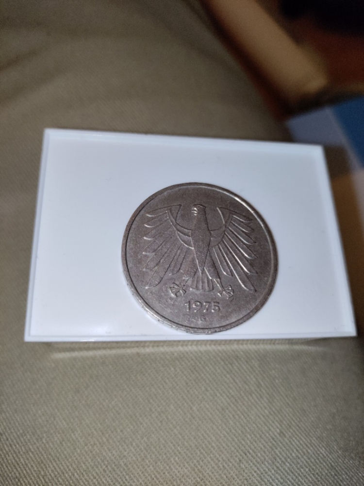 5 Deutsche Mark Germany, Federal Republic 1975, KM# 140.1