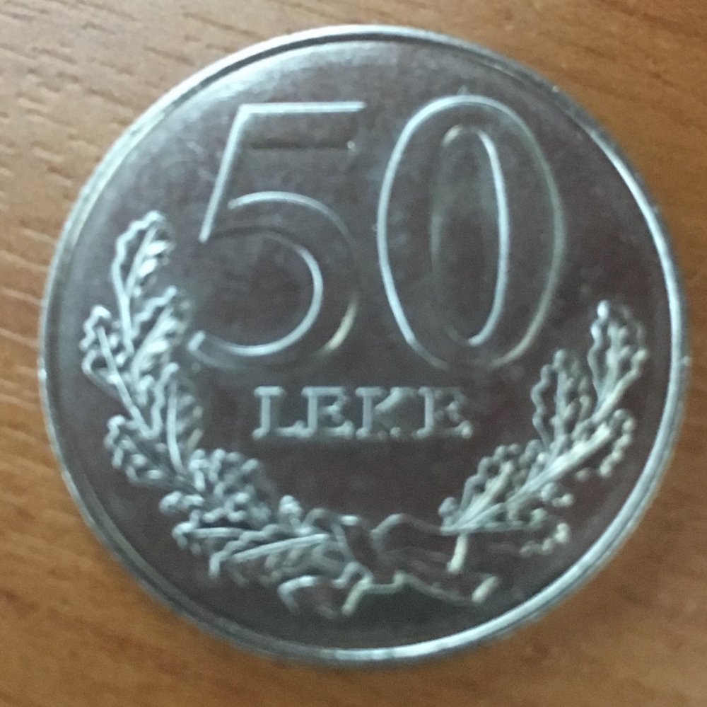 50 Lekë Albania 2000, KM# 79