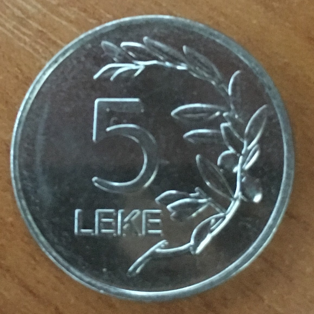 5 Lekë Albania 2014, KM# 76