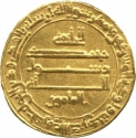 1 Dinar 827-830 AD, Album# 222.11, Egypt, Al-Ma'mun