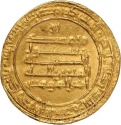 1 Dinar 867-869 AD, Album# 235.2, Egypt, Al-Mu'tazz