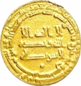 1 Dinar 892-895 AD, Album# 664.3, Egypt, Al-Mu'tadid, Khumarawayh ibn Ahmad ibn Tulun