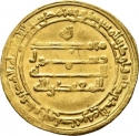 1 Dinar 907-908 AD, Album# 245.1, Egypt, Al-Muqtadir