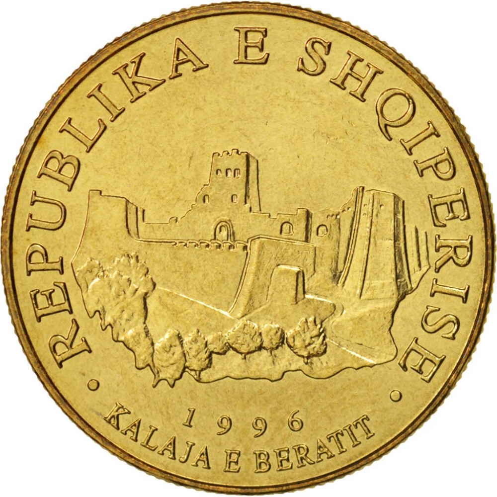 10 Lekë 1996-2000, KM# 77, Albania