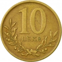 10 Lekë 2009-2023, KM# 77a, Albania