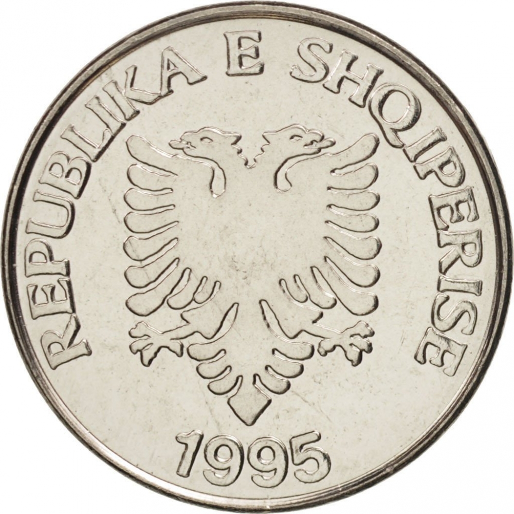 5 Lekë 1995-2014, KM# 76, Albania