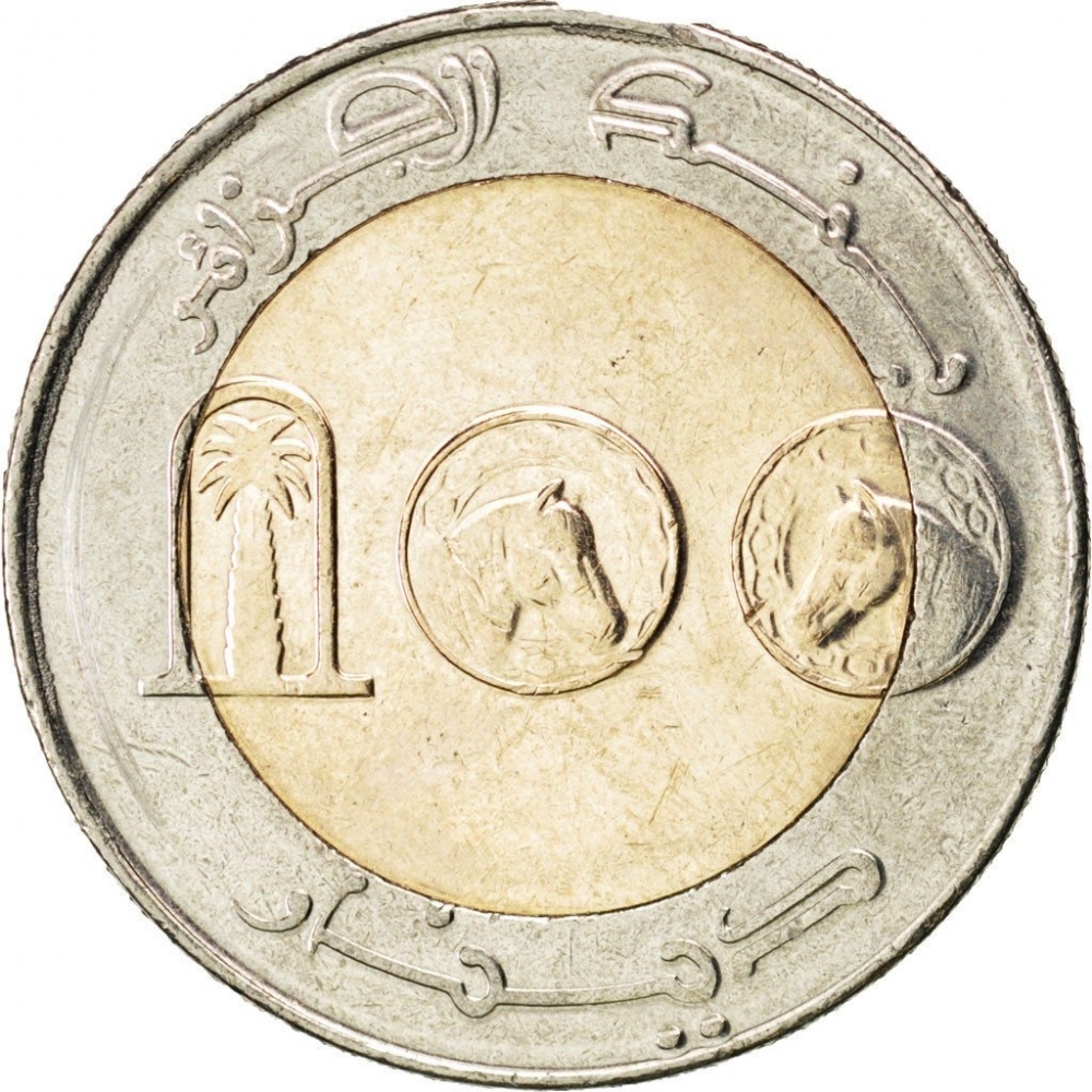 100 Dinars 1992-2018, KM# 132, Algeria