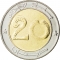 20 Dinars 1992-2019, KM# 125, Algeria