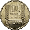 100 Francs 1950, Algeria