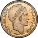 50 Francs 1949, KM# PE2, Algeria