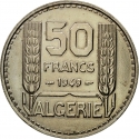 50 Francs 1949, KM# 92, Algeria