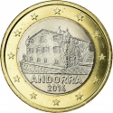 1 Euro 2014-2022, KM# 526, Andorra