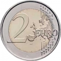 2 Euro 2024, KM# 577, Andorra, 2024 UCI Mountain Bike World Cup