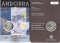 2 Euro 2015, KM# 530, Andorra, 25th Anniversary of the Signature of the Customs Agreement with EU, Coincard