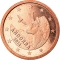 1 Euro Cent 2014-2021, KM# 520, Andorra