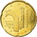 20 Euro Cent 2014-2021, KM# 524, Andorra