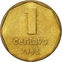 1 Centavo 1992-1993, KM# 113, Argentina