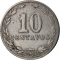 10 Centavos 1896-1942, KM# 35, Argentina