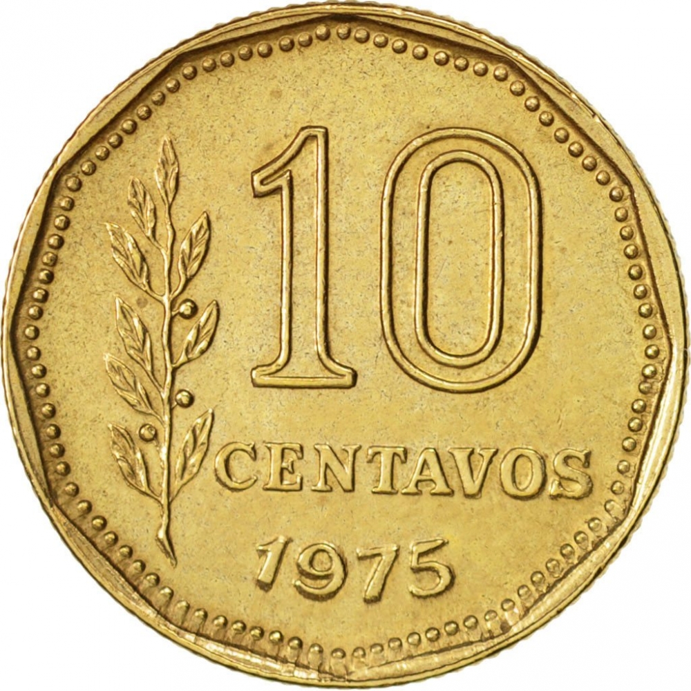 10 Centavos Argentina 1970-1976, KM# 66 | CoinBrothers Catalog