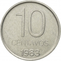 10 Centavos 1983, KM# 89, Argentina