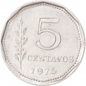 5 Centavos 1970-1975, KM# 65, Argentina
