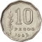 10 Pesos 1962-1968, KM# 60, Argentina