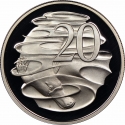 20 Cents 1966-1984, KM# 66, Australia, Elizabeth II