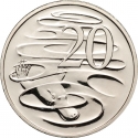 20 Cents 1999-2019, KM# 403, Australia, Elizabeth II