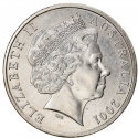 20 Cents 2001, KM# 589, Australia, Elizabeth II, Don Bradman